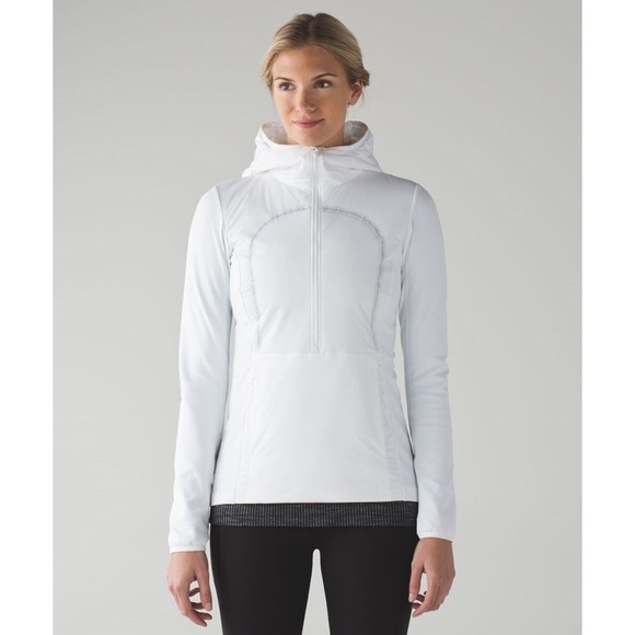 Lululemon Run For Cold Pullover White - Picture 1 of 13